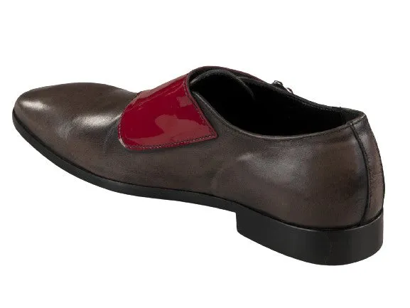 2505 Eveet Shoes-Brown/Red