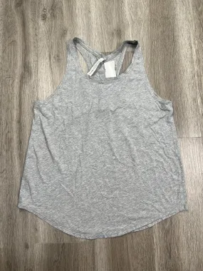 Athletic Tank Top By Lululemon In Grey, Size: M