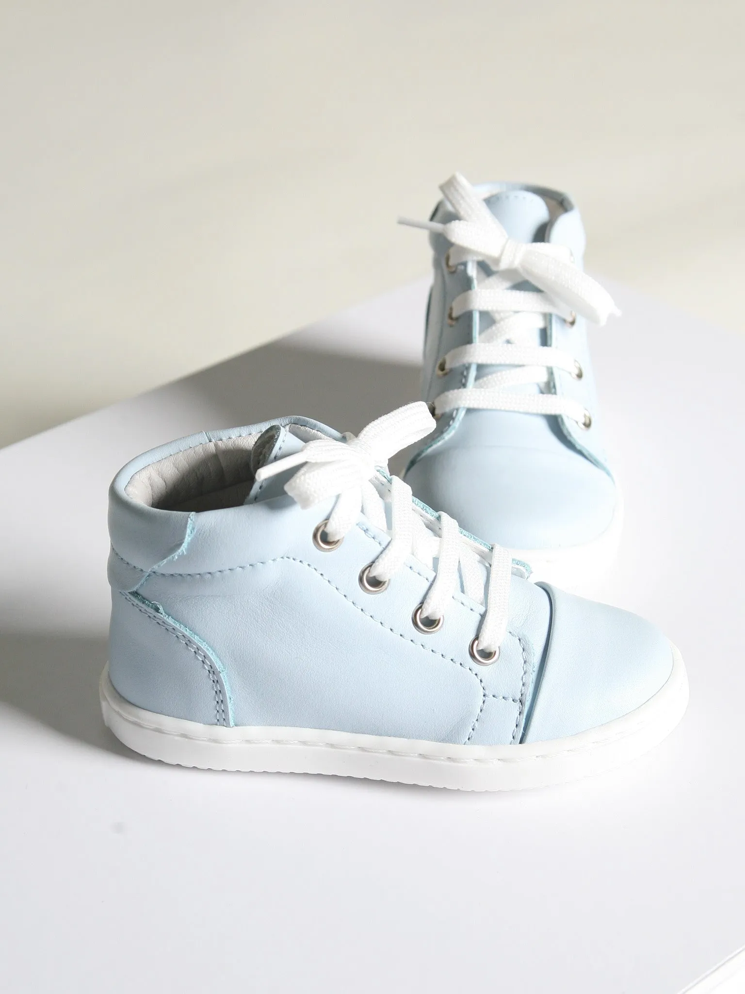 Borboleta Blue 'Danilo' Leather Hi-Top Boots