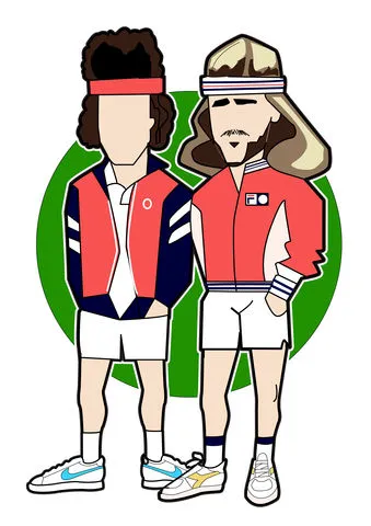 Borg v McEnroe Print