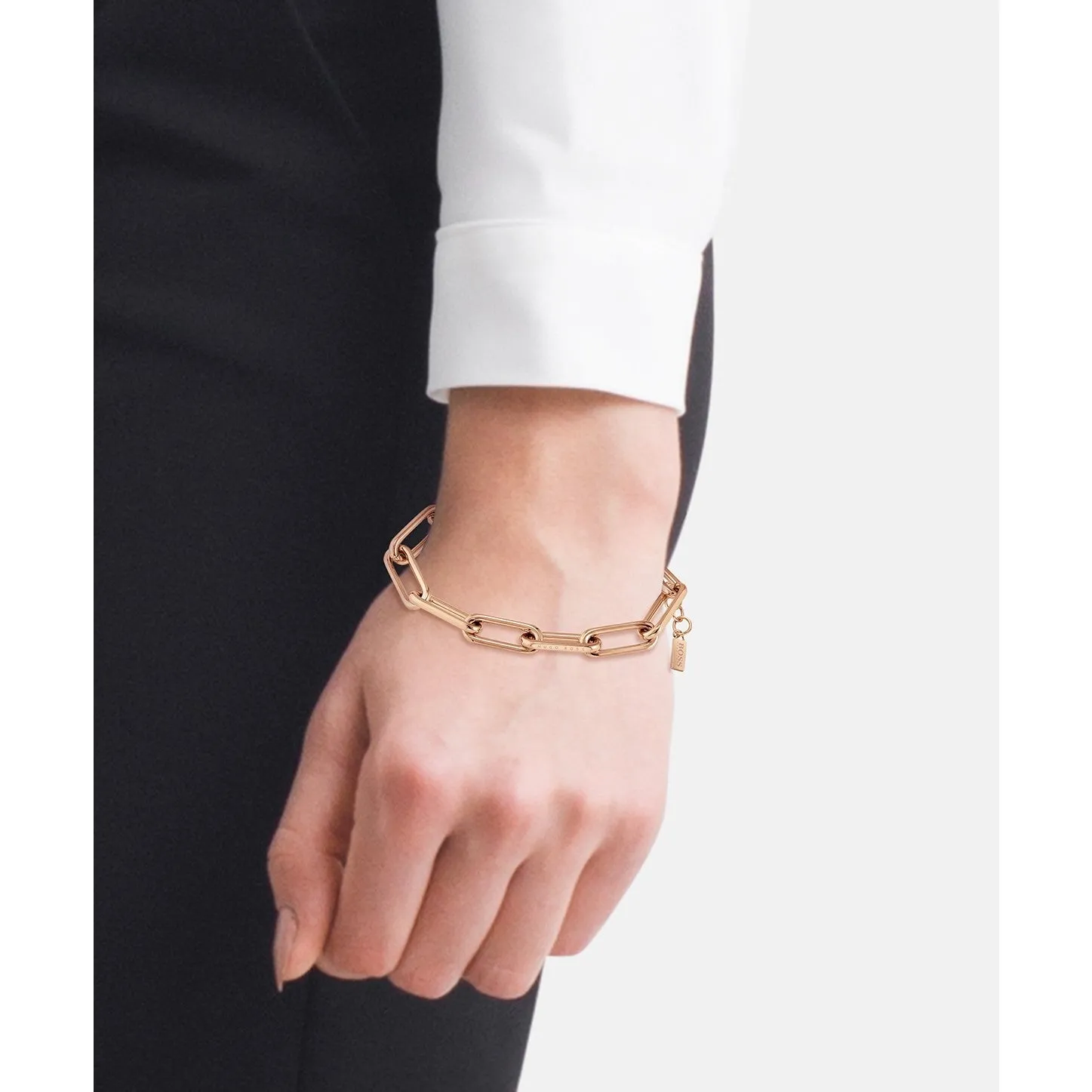 BOSS Rose Gold Plated Tessa Bracelet