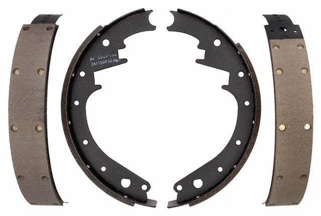 Brake shoes with spring kit Pontiac 1940-1954 REAR 11 x 1 3/4 BONDED brake shoe