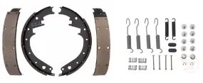 Brake shoes with spring kit Pontiac 1940-1954 REAR 11 x 1 3/4 BONDED brake shoe