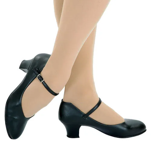 Capezio Child's Jr. Footlight Character Shoes - Black