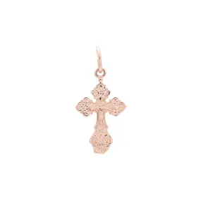 Catholic White Gold, Rose Gold Cross pendant