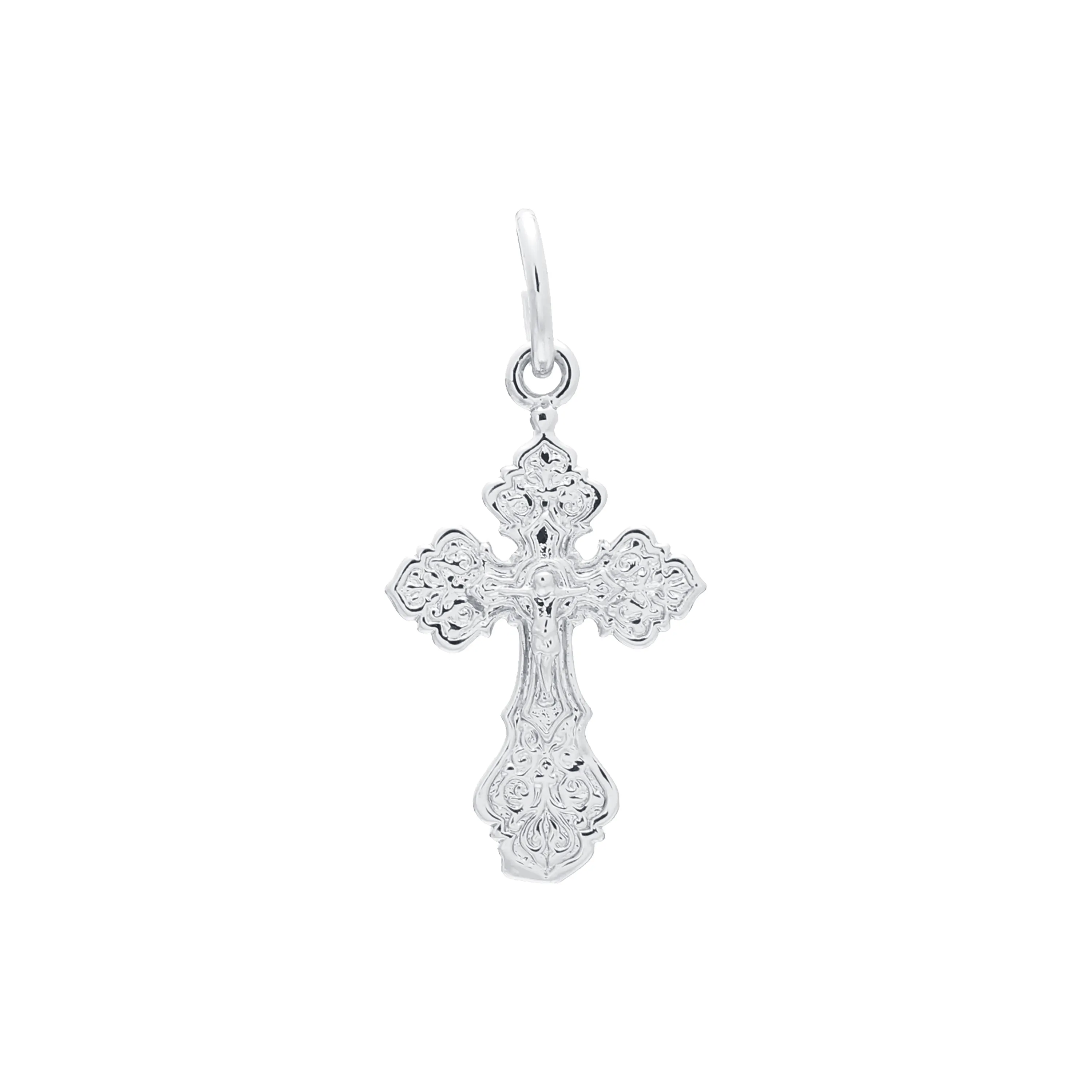 Catholic White Gold, Rose Gold Cross pendant