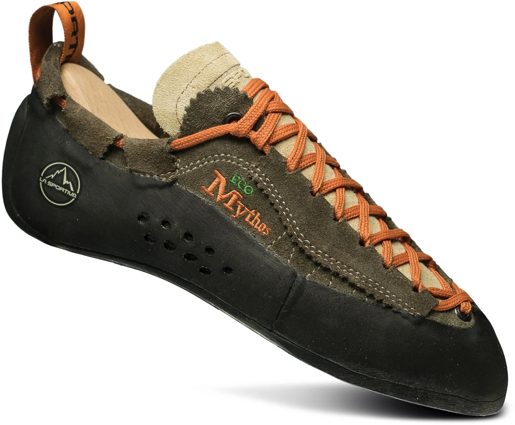 Climbing shoes Mythos Eco - men's La Sportiva, brown