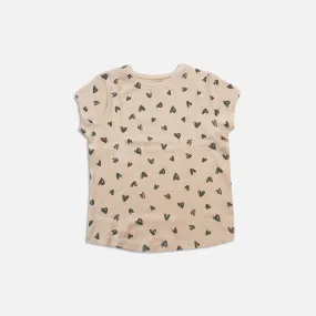 F&F - Kids 'Baby Pink' Heart Printed T-Shirt FF850