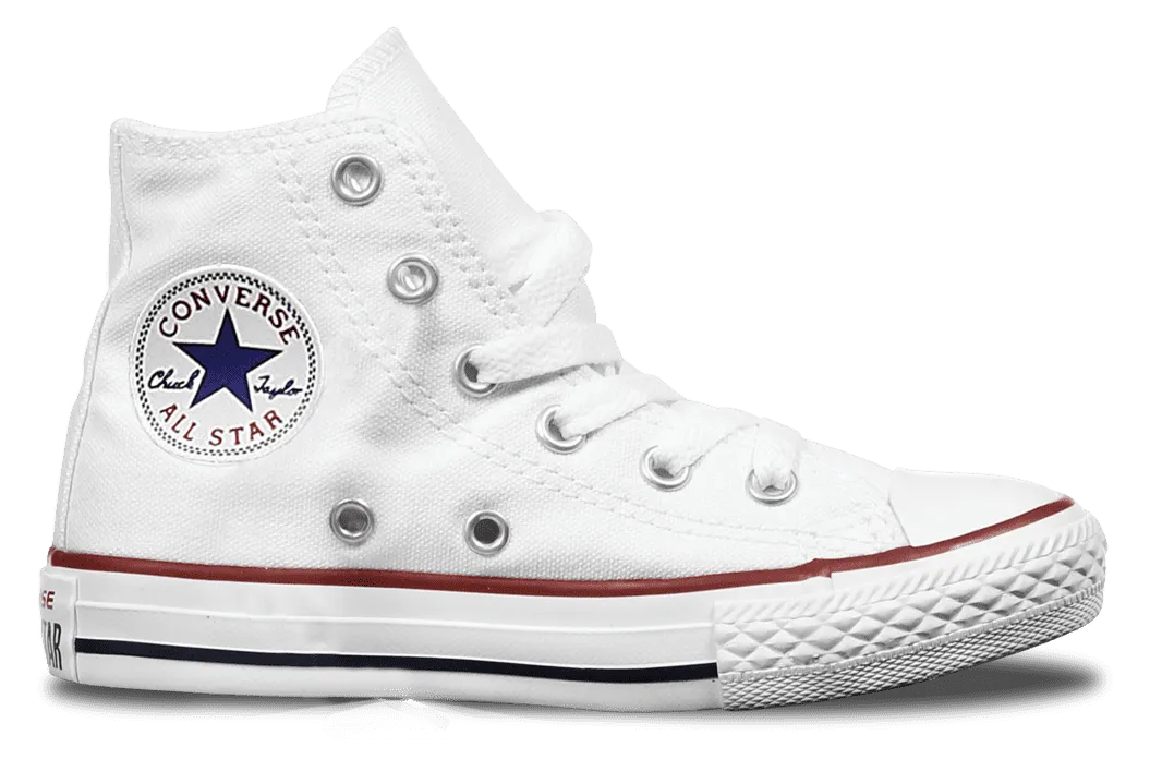 High Top Custom Converse Chuck Taylor Youth Shoe - Classic White