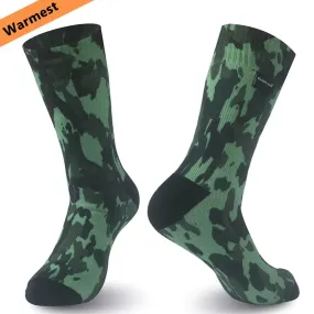 RANDY SUN Merino Wool Terry Cushioned Waterproof Socks Anti-Blister