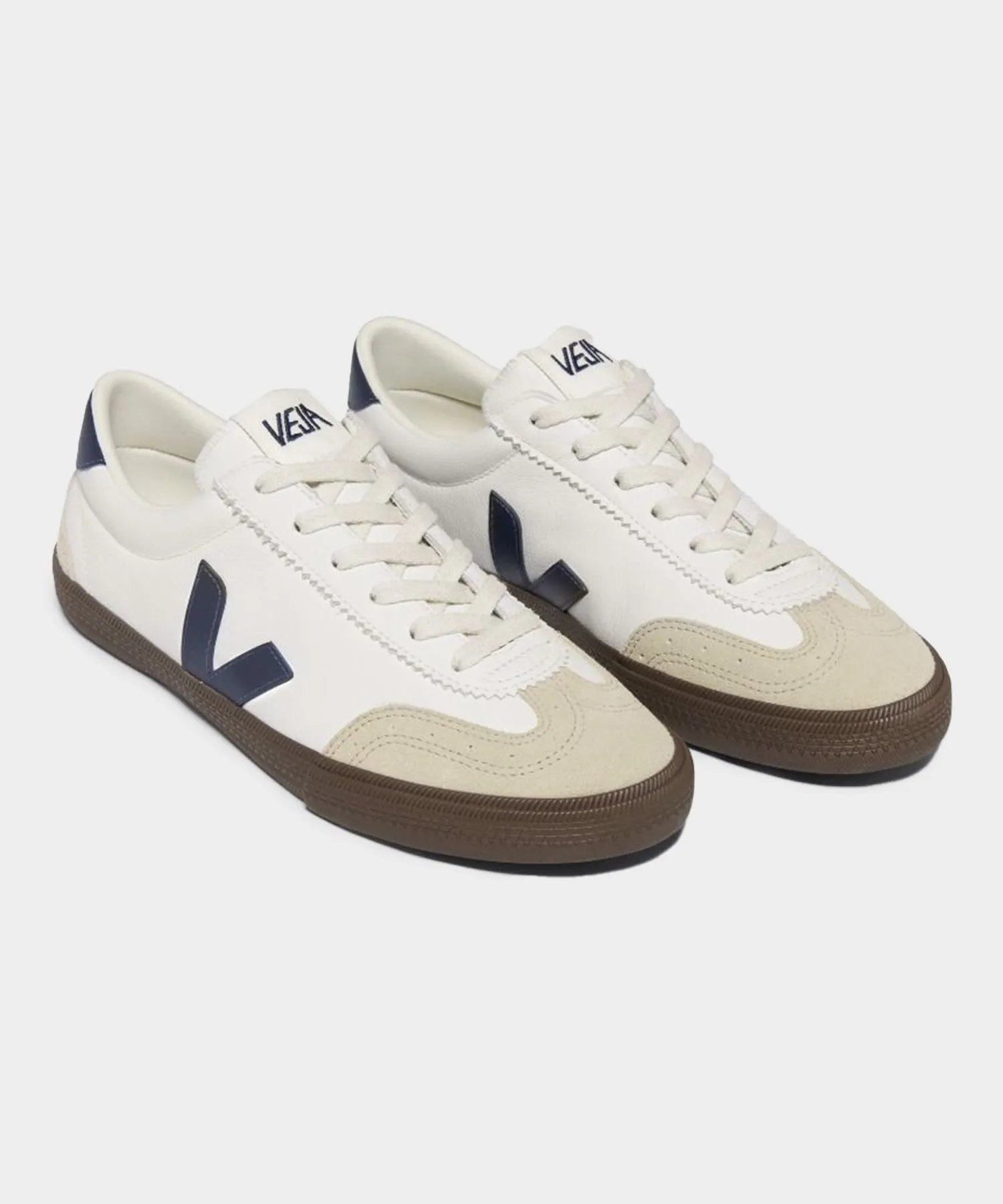 Veja Volley Canvas Sneaker in Nautico / Bark