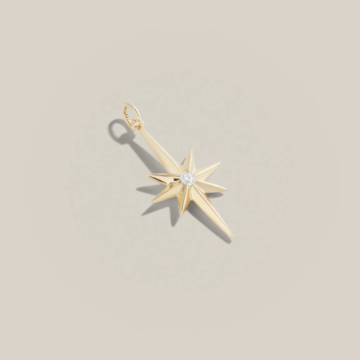 Victorian Star Fluted Pendant