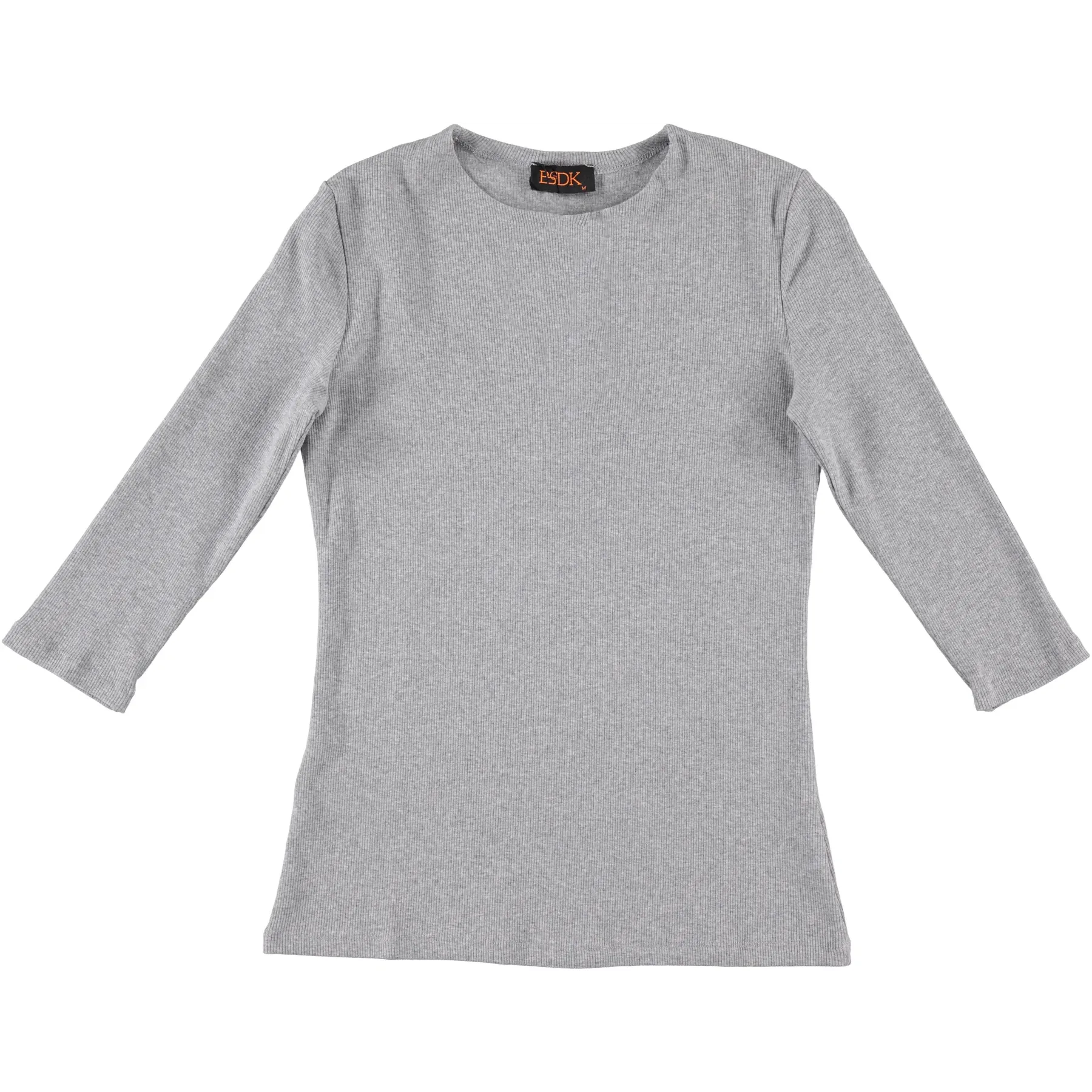 Women's 3/4 Sleeve Ribbed Top