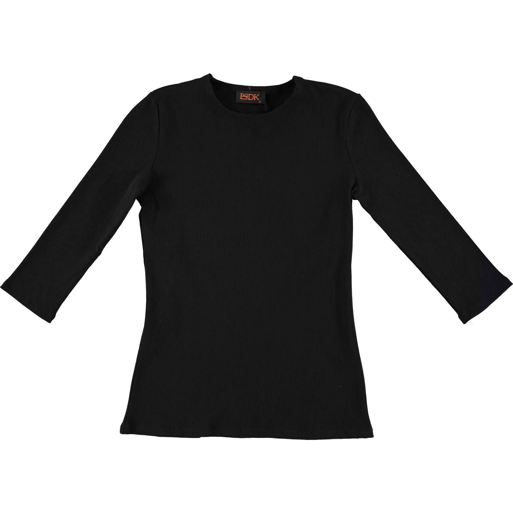 Women's 3/4 Sleeve Ribbed Top